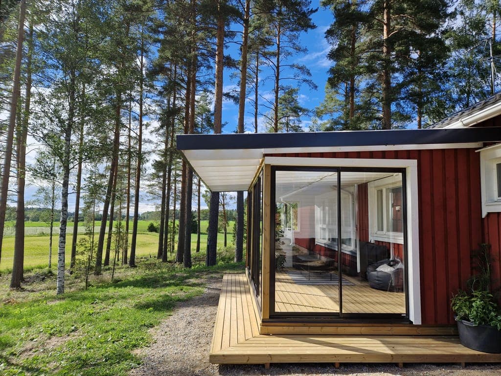 Überdachte Terrasse